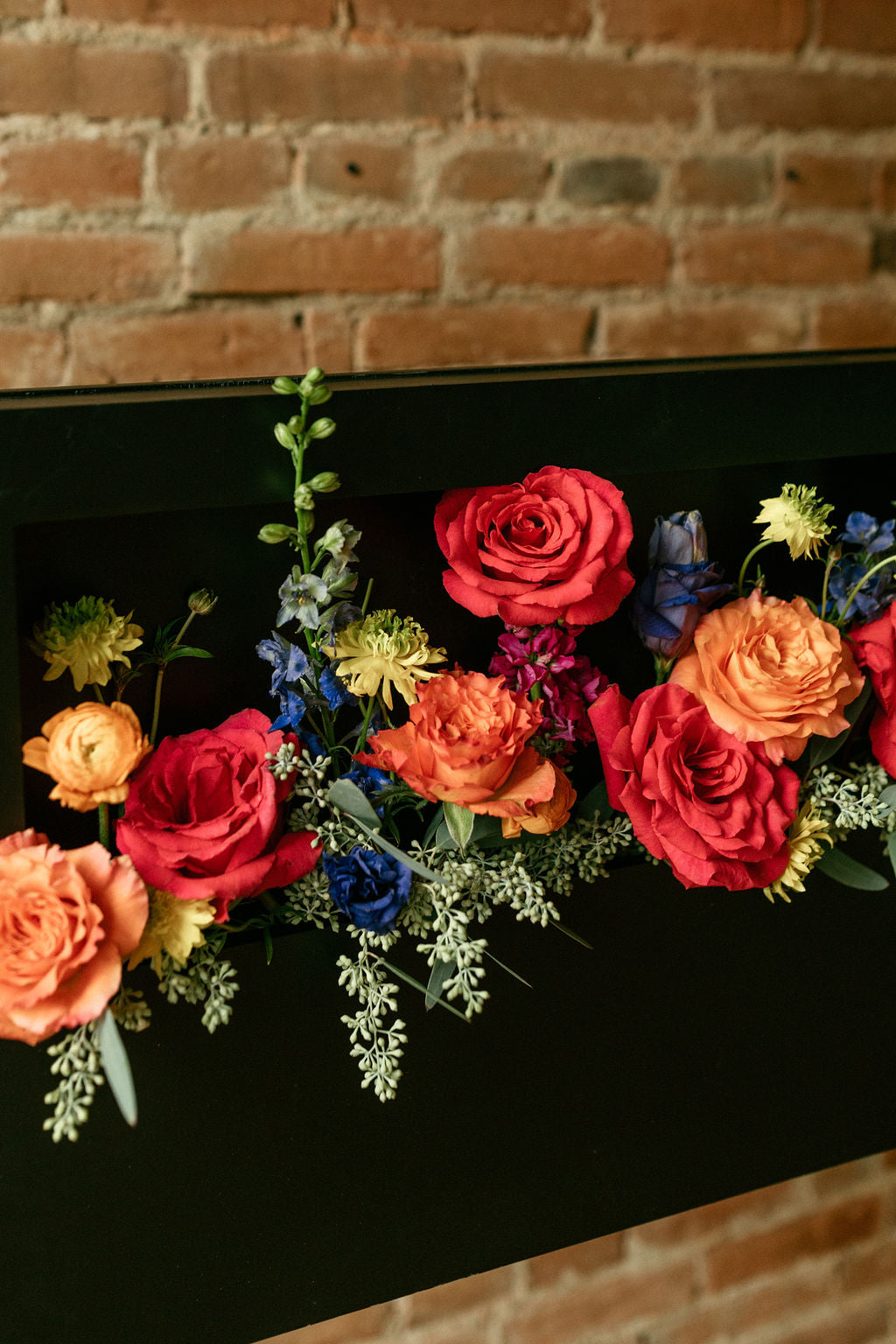 Wedding floral box arrangement, Pella, Iowa